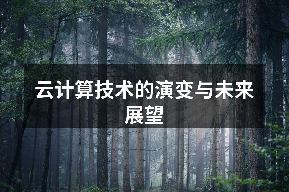 云计算技术的演变与未来展望